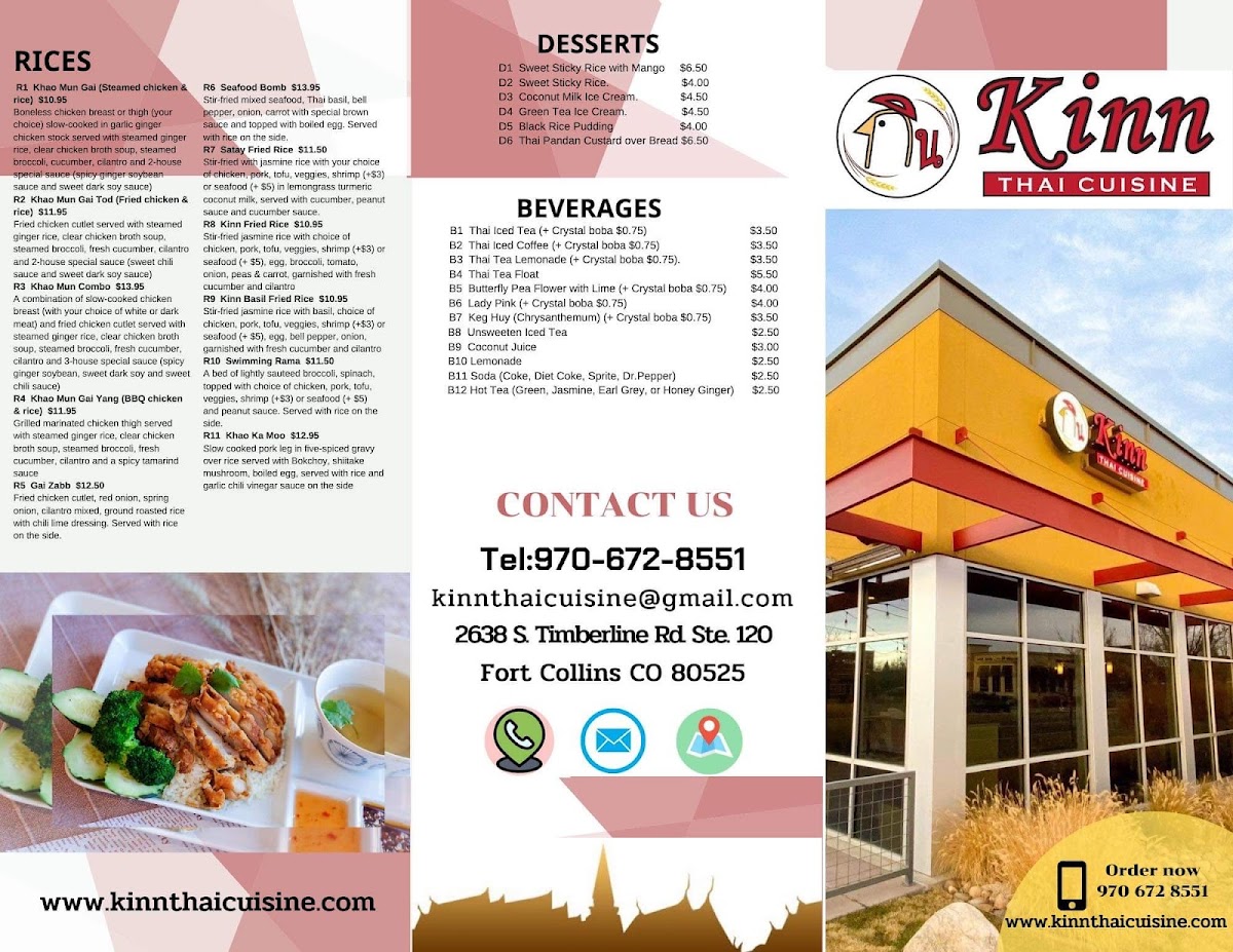 Menu Kinn Thai Cuisine-2